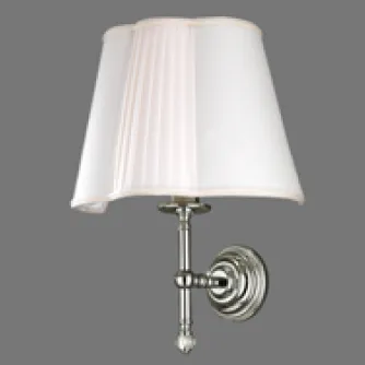 Светильник настенный с плафоном Devon&Devon Gemstone основания никель блестящий GEM723NK