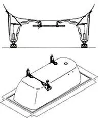 Ножки для ванн Kaldewei 581670000000
