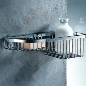 Угловая полочка одинарная Colombo Angolari хром B9608.CR