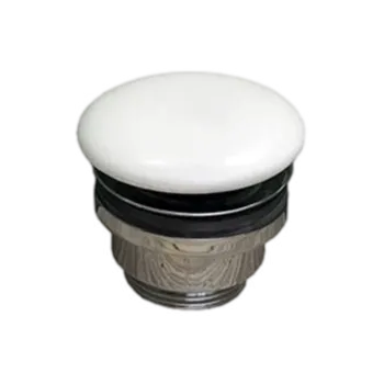 Донный клапан универсальный 1”1/4 с керамической крышкой GSG Ceramic Design PILTONUNIAR000 белый глянцевый