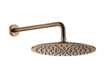 Настенный верхний душ  Benesque Lumiere 22010406 бронза брашированная