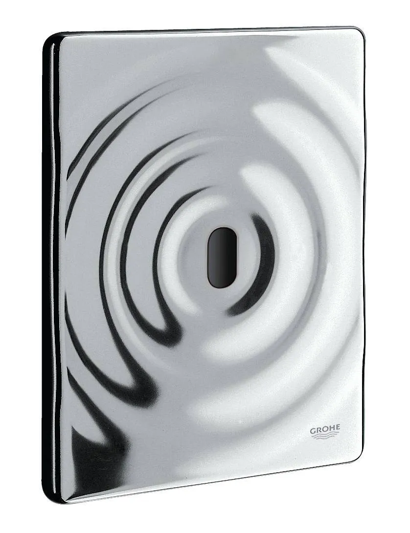 Панель смыва инфракрасная для унитаза GROHE Tectron Surf 1 режим смыва, хром 38699001