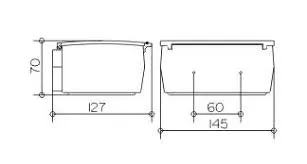Контейнер для влажных салфеток Keuco Elegance 11667013000 хром\белый