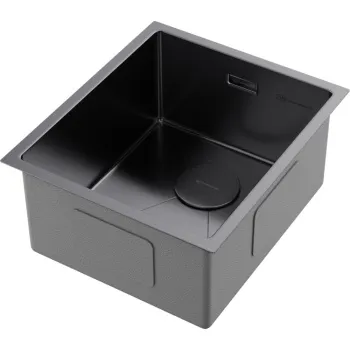 Мойка кухонная Omoikiri Taki 38-U/IF-GM вороненая сталь 4973106