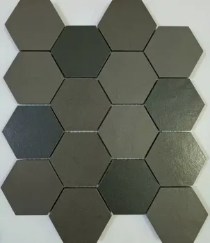 Мозаика Casalgrande Padana Resina Mosaico Black + Havana + Tobacco чип 72х82