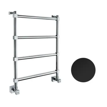 Полотенцесушитель водяной Margaroli Sole 442TQ4604NO 71x51 черный
