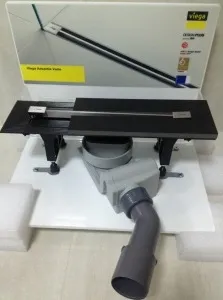 Душевой лоток Viega Advantix Vario Set 704360 с решёткой хром и опорами