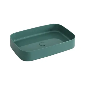 Раковина накладная Cielo Shui Comfort SHCOLAR60 SM 60 см зеленый