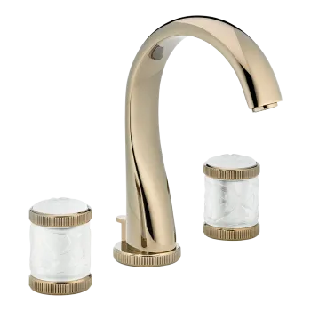 Смеситель для раковины THG Hirondelles A4J-H66-151 umber color pvd