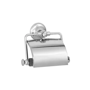 Держатель туалетной бумаги настенный с деревянным роликом Stella Roma 1032 хром RM 10014 CR00