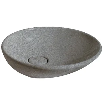 Раковина Globo Lavarredo 50х50 см, без отв., накладная, серый туф LAT50.PG
