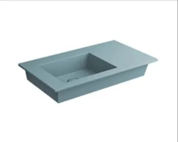 Раковина подвесная Cielo Era ERLA80SXSF PL 80 см левая голубой