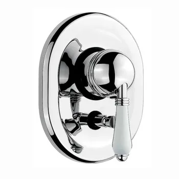 Смеситель для душа Nicolazzi P.M. Blanc внешняя часть с переключателем 3460CR76