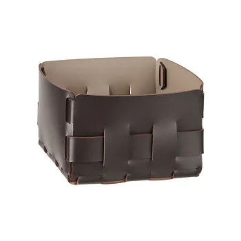 Корзинка ADJ Mini Bottega 19x19xH13, шоколад/капучино 1019.06/04