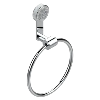 Полотенцедержатель THG Hirondelles Platinum Stamped A4K-A02-504N хром