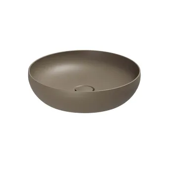 Раковина чаша Azzurra Elegance Circle 40х40х10см без отв. под смеситель, tortora ELLA040100C0TO*0