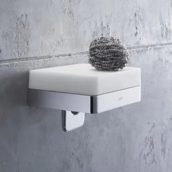 Axor Universal Дозатор для жидкого мыла с  полочкой 150 мм, подвесной, цвет: хром 42819000