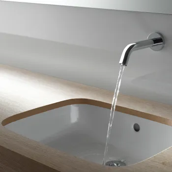 Раковина встраиваемая снизу Toto Public с переливом, CeFiONtect LW765Y#XW