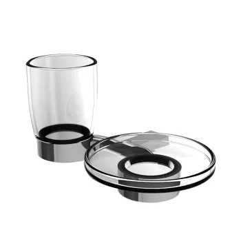 Держатель стакана и мыльницы подвесной Stella Bamboo (без стакана и мыльницы) 1013 хром BT 10005 CR00