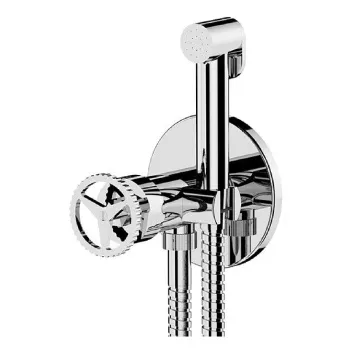 Смеситель с гигиеническим душем Remer Chrono хром CH65W