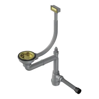 Сифон для мойки Omoikiri WK-1-LG светлое золото 4956824