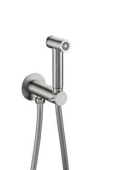 Гигиенический душ с прогрессивным смесителем Benesque Lumiere 26010102 никель брашированный