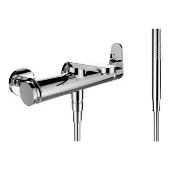 Laufen The New Classic смеситель для ванны-душа настенного монтажа, с 2хрежимным переключателем, с ручным душем twinstick, шланг ПВХ 1600 мм, цвет хро