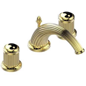 Смеситель для раковины THG Malmaison Metal U93-F01-151 полированное золото