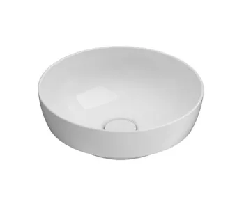 Раковина Globo T-Edge полувстраиваемая/для установки на столешницу размер 37 см диаметр цв B6T38BI
