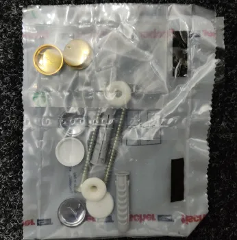 Комплект вертикальных крепежей для унитаза Simas F90oro золото