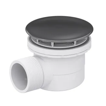 Сифон для душевых поддонов RGW Velplex QYD-06 графит 18241106-02