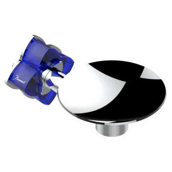 Мыльница металлическая THG Petale De Cristal Bleu U6B-A02-546 хром
