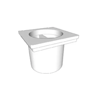 Стакан Agape 369, подвесной, белый A369213Z