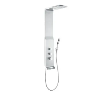 HG Raindance Lift Душевая панель с верхним душем + водопад, ручным душем и термостатом. цвет: хром