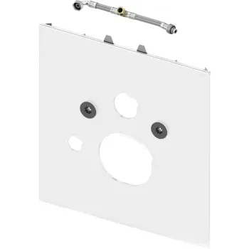 TECElux   Нижняя панель  для установки унитаза Geberit Sela, стекло белое