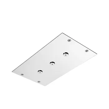 Верхний душ Modular Fima Carlo Frattini Wellness 350х200, с форсунками для мелкого распыления воды, встраиваемый в потолок, хром F2815CR