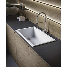 Раковина встраиваемая Simas Lavabi Q600 bia 84 см белый