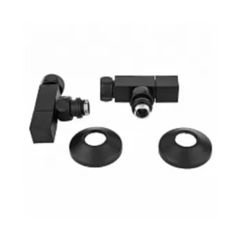 Вентиль для полотенцесушителя Secado 4603777474348 угловой черный