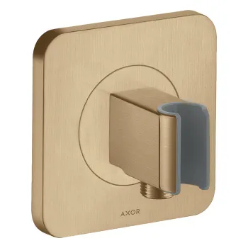 Axor ShowerSelect Вывод воды с клапаном и держателем ручного душа, ½’, цвет: шлифованна