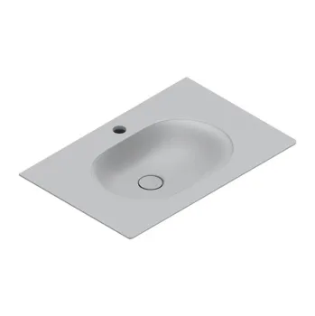 Раковина консоль Catalano Sfera 75x50, с 1 отв, Cemento Satinato 520761023