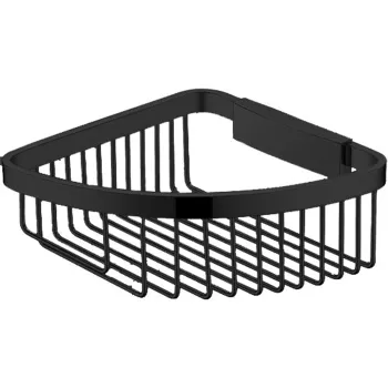 Полка для ванной Colombo Angolari 19х16x8см угловая, черный матовый B9648.NM