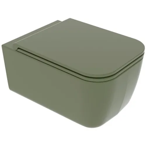 Унитаз подвесной GSG Ceramic Design Brio BRWCSO026 оливковый