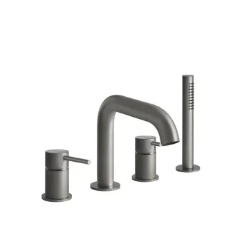 Смеситель для ванны Gessi 54037.239 Steel Brushed