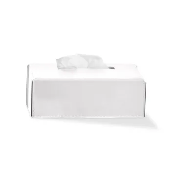 Коробка для салфеток Decor Walther NAPPA KB натуральная кожа nappa белоснежная 938050