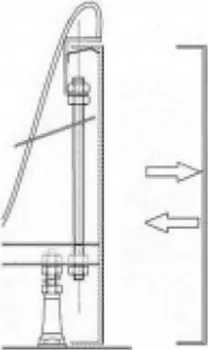 Крепление панели  Ravak B2E000000N