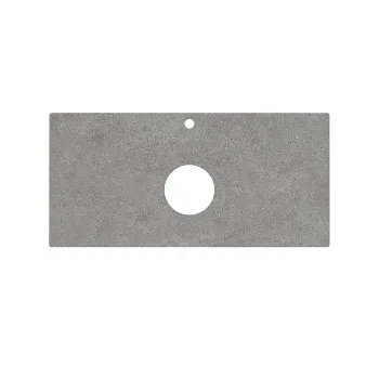 Столешница из керамогранита для накладных раковин Фондамента Kerama Marazzi Plaza 100 серая PL1.DL500920R\100