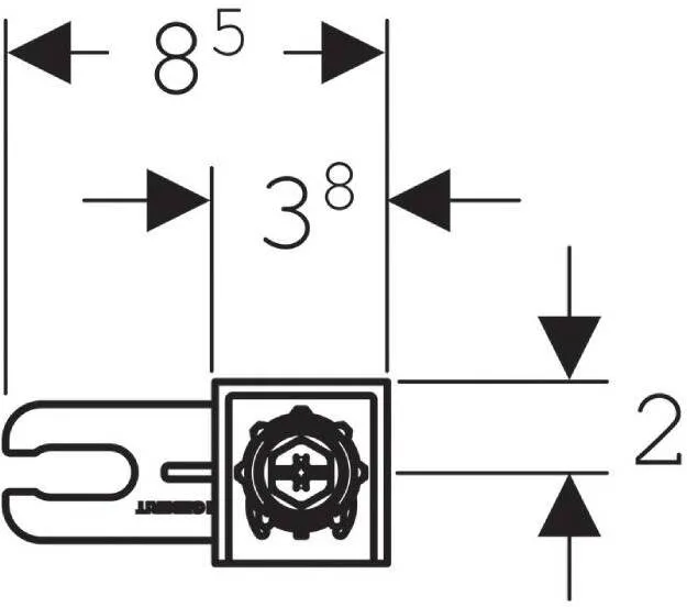 Комплект крепления для инсталляций к стене Geberit 111.815.00.1