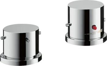 Axor Starck Смеситель на борт ванны, термостатический, на 2 отверстия, 2 потреб, цвет: хром 10480000