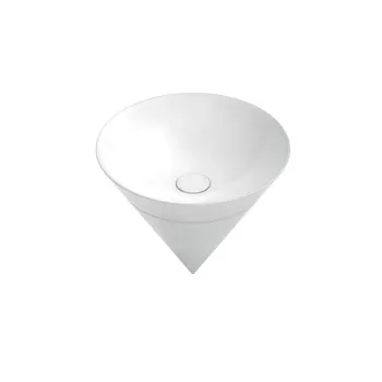 Раковина CONO встраиваемая сверху Kerama Marazzi 44 5x44,5x35, без отв. под смеситель, без перелива, белый глянцевый CO.wbi.44