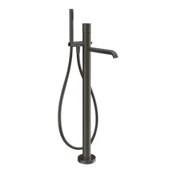 Смеситель для ванны Gessi 70328.707 Black Metal Brushed PVD